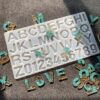 Alphabet & Number Silicone Molds -Epoxy Resin Silicone Mold Price In Bangladesh.