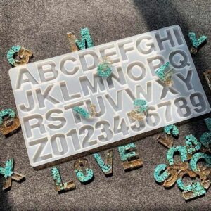 Alphabet & Number Silicone Molds -Epoxy Resin Silicone Mold Price In Bangladesh.