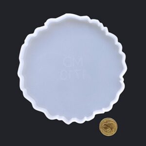 Elegant Coaster Silicone Mold(3.85 Inch)