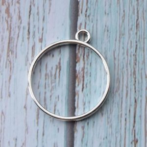 Round Shape Open Bezel (Silver Color)