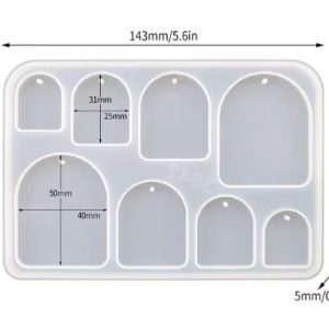 Ear Ring Mold For Epoxy Resin Crafting DIY and Projects