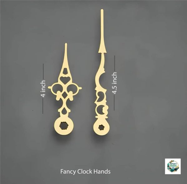 Fancy Acrylic Clock Hands For Clock DIY, Epoxy Resin Crafting