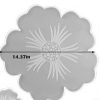 Sakura tea fruit plate coaster silicone mold 14.37 Inch