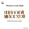 Acrylic Roman Clock Digit