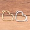 Love shape Bezel For Pendant