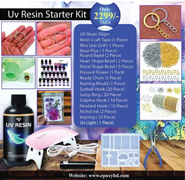 Uv Resin Starter Combo For Fresher