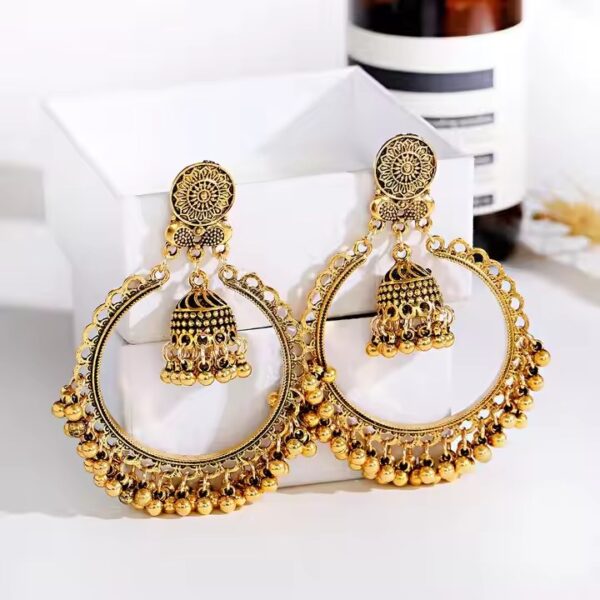 Indian Traditional  Jhumka Base (1 Pair) Big Jhumka Earrings For Epoxy Resin Earring Work.