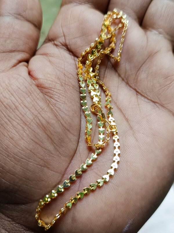 Unique Golden Chain For DIY Craft Jewellery Pendant