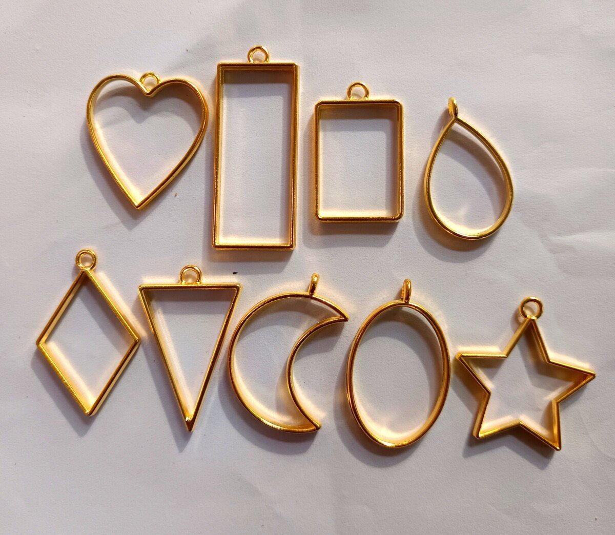 Open Bezel For DIY Pendant Base,Locket, Chain Earring Resin Work